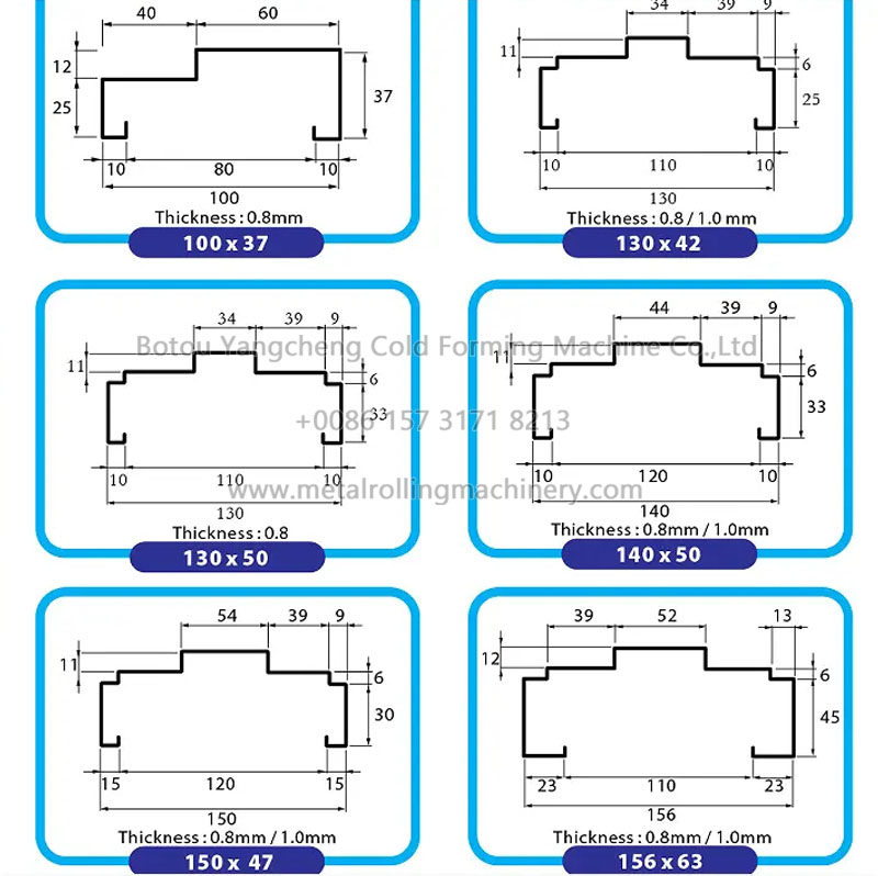 Metal door frame drywall frame rolling forming machine