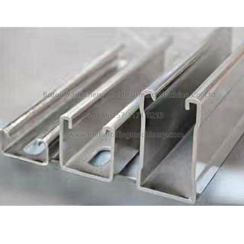 Solar Mounting Structure Strut Channel Roll Forming Machine Solar Panel Bracket Roll Forming Machine