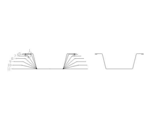 furring channel cold roll forming equipment