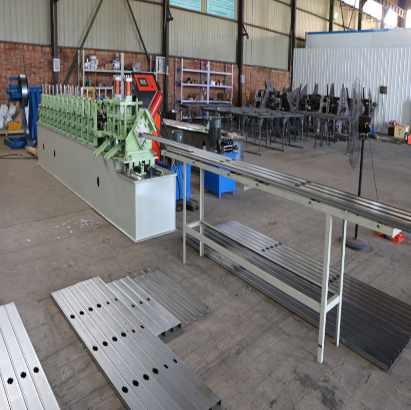 steel profile metal stud and track roll forming machine equipments with punching holes