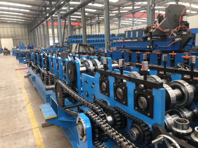 Botou fast changeable steel c purlin roll forming equipment