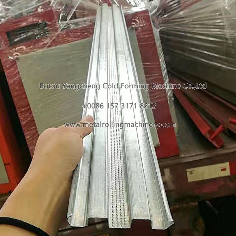 Storage warehouse shelf production line upright rack column roll forming machine equipment