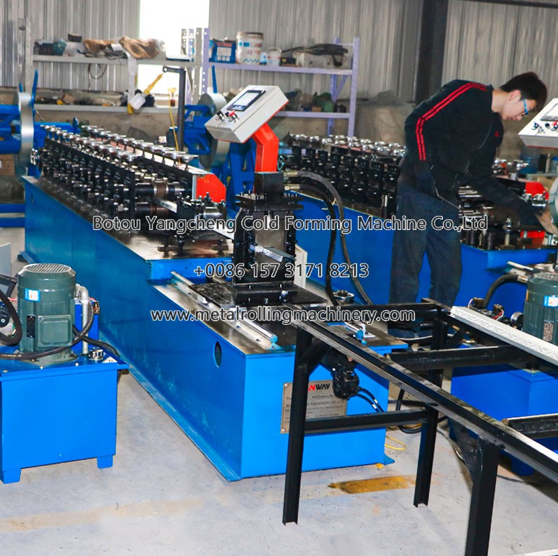 Light gauge Stud and track Drywall steel profile furring roll forming machine